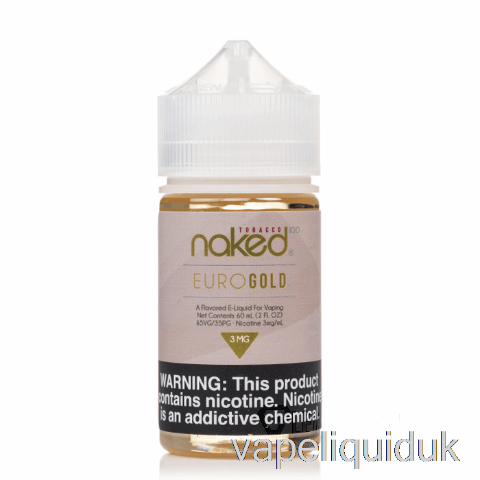 Euro Gold - Naked 100 Tobacco - 60mL 12mg Vape Juice